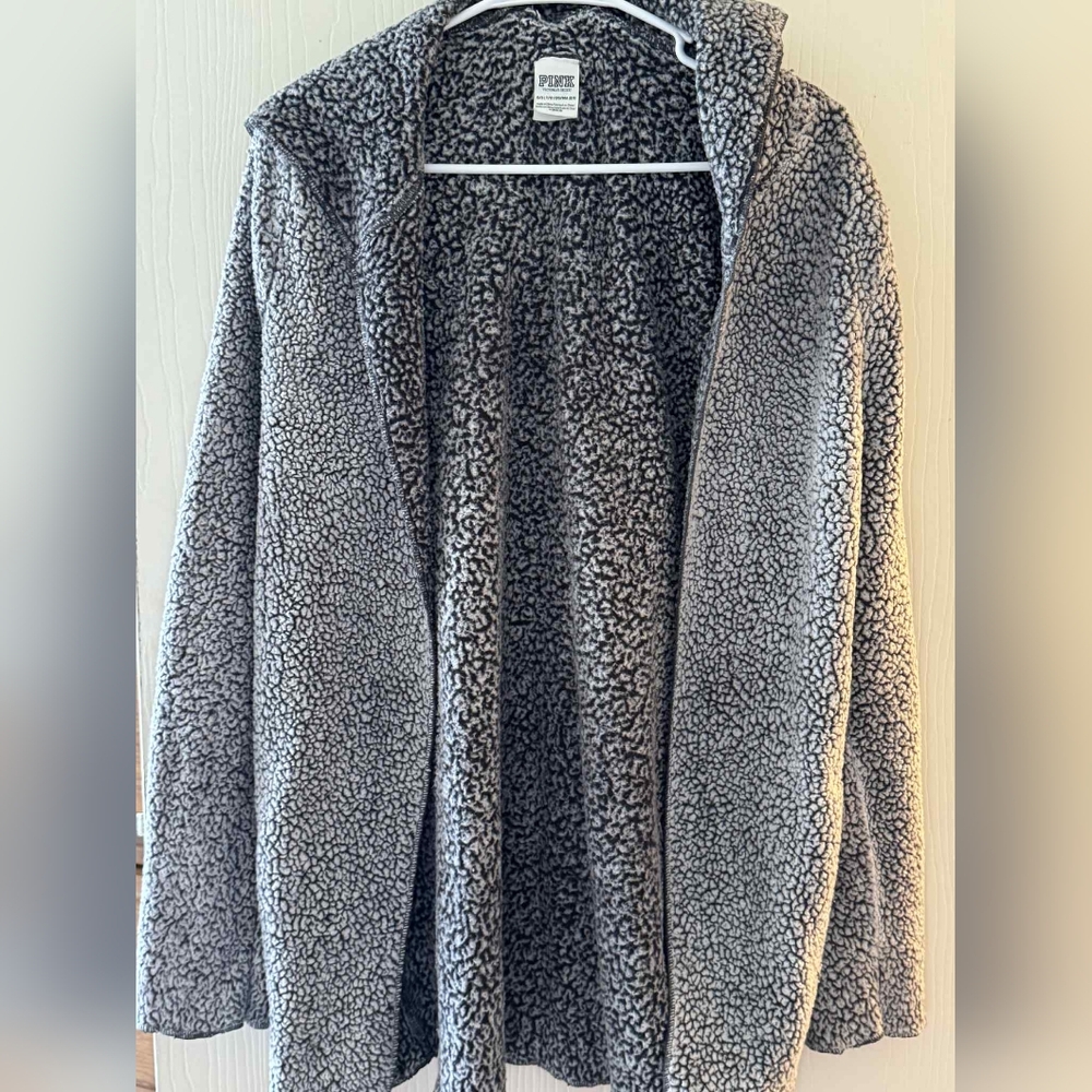 PINK Victoria's Secret Charcoal Textured Jacket
